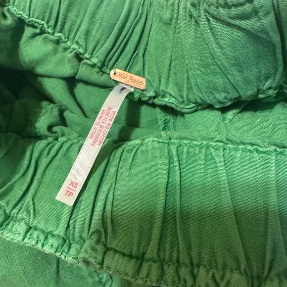 Free People Hadley Poplin Pants | XSmall | Green - Picture 5 of 5